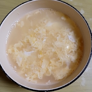 ねぎと卵のたまごスープ